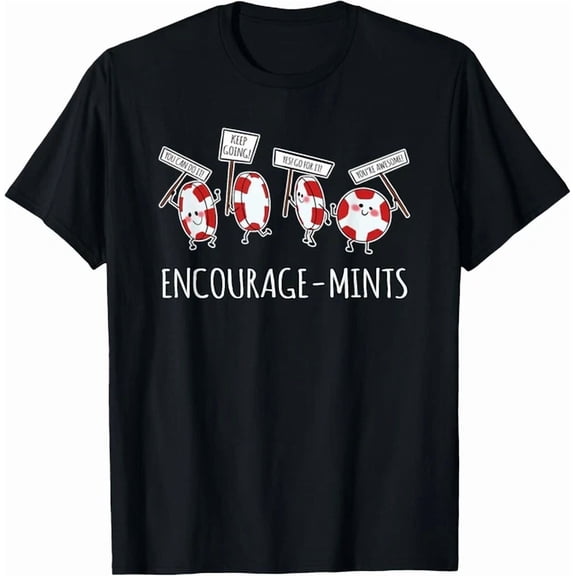 Encourage-Mints Pun Tee T-Shirt