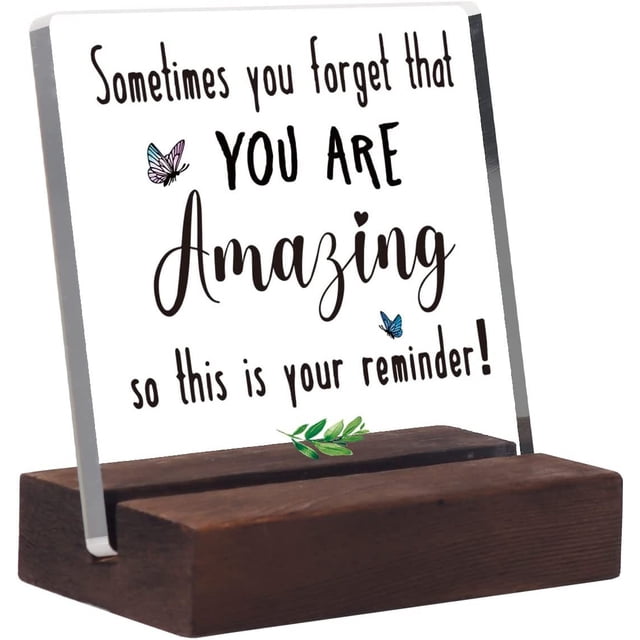 Encouragement Desk Sign Inspirational Quotes Office Table Decor Office ...
