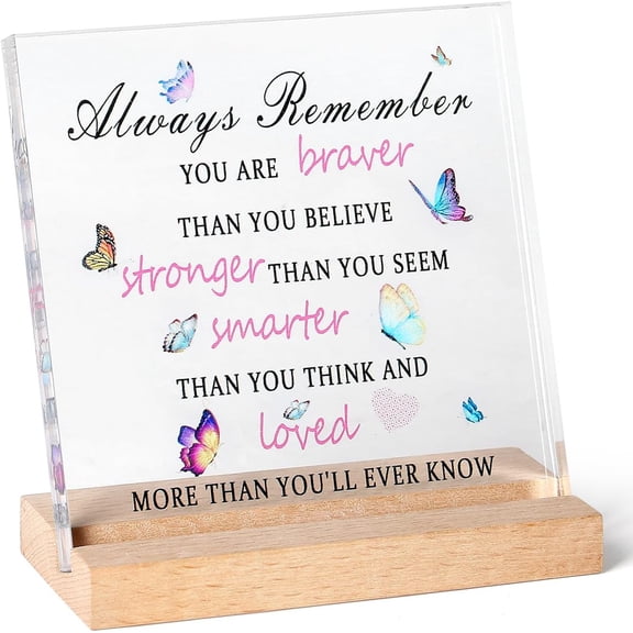 Encouragement Gifts Thoughtful Gifts Friends Coworkers, Inspirational Gifts, Inspirational Quotes, Clear Acrylic Plaque