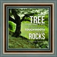 thumbnail image 1 of Encouraging and Inspiring Words, Tough Roots, Nietzsche Picture Frame 10x10 8100, 1 of 6