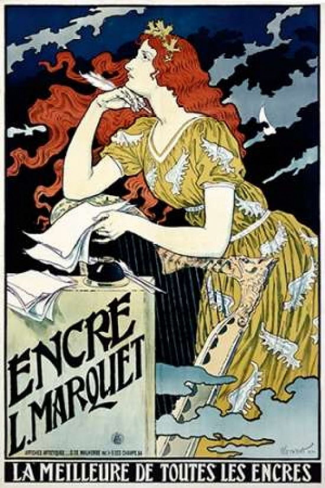 Encre L Marquet Canvas Art - Eugene Grasset (20 x 28)