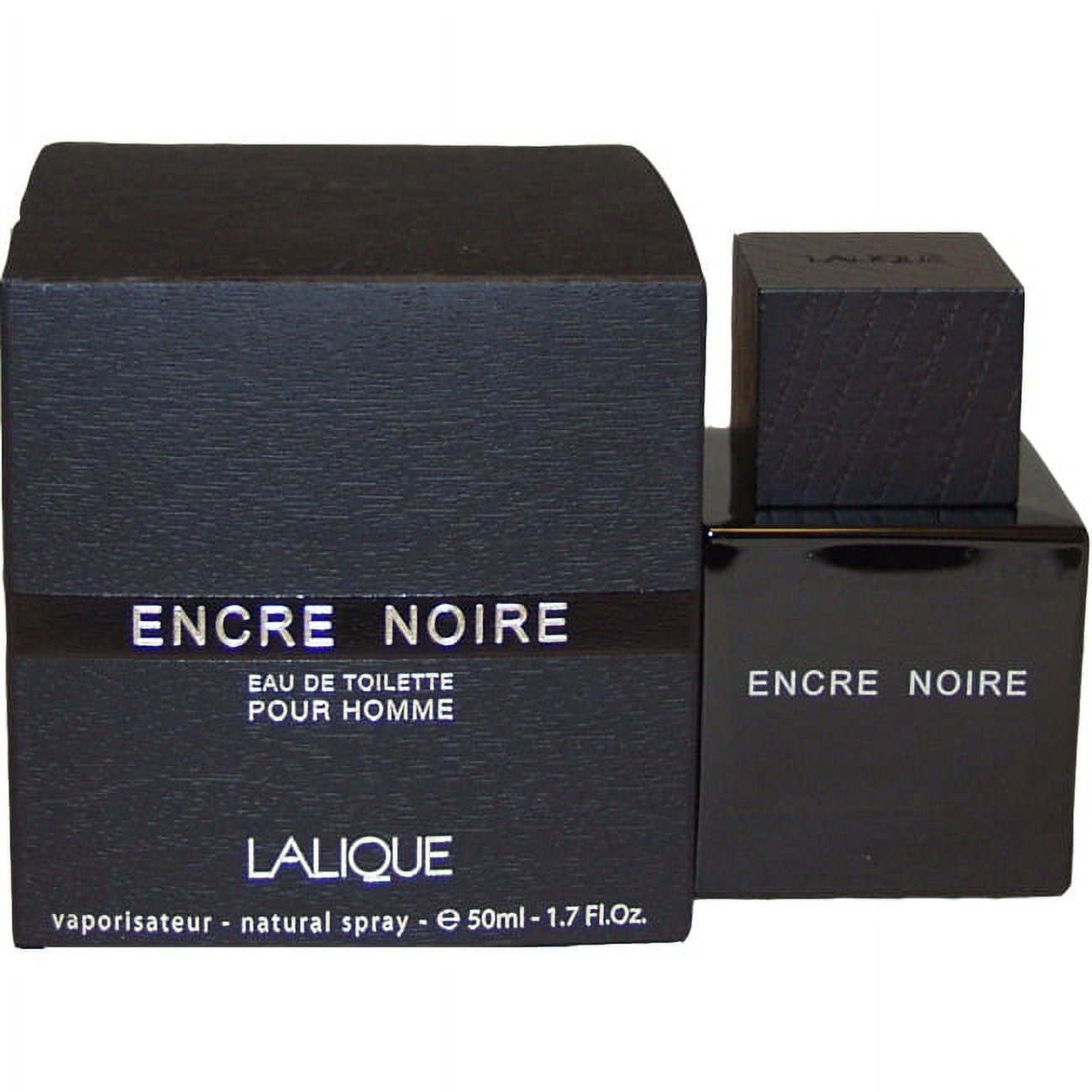 Encre Noire Eau de Toilette Spray by Lalique - 1.7 oz