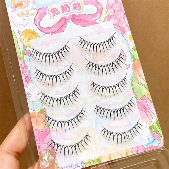 Encrypt Girl Group Fake Eyelashes, Whole U-shaped Korean Eyelashes,