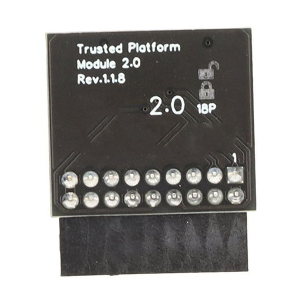 Encryption Security Module TPM 2.0, LPC 18Pin, Independent Processor, Safeguards Against Unauthorized Access