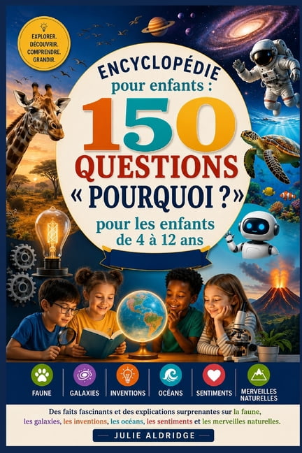 Encyclopédie pour enfants: 150 questions Pourquoi ? pour les enfants de 4 à 12 ans: Des faits fascinants et des explicat, (Paperback)