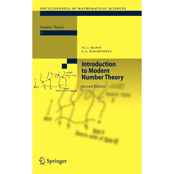 Encyclopaedia of Mathematical Sciences Introduction to Modern Number Theory: Fundamental Problems, Ideas and Theories, Book 49, (Hardcover)