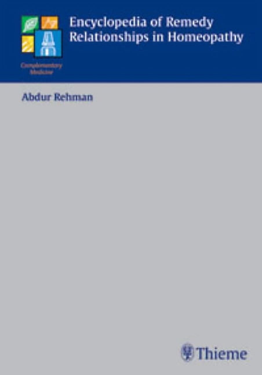 Encyclopedia of Remedy Relationships in Homoeopathy, (Hardcover 
