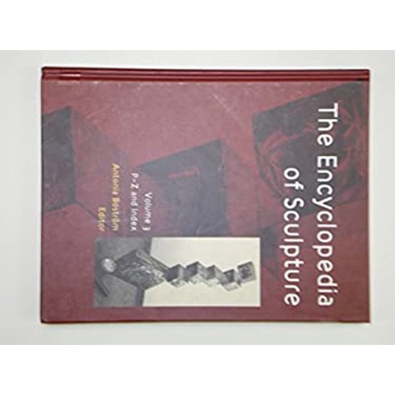Pre-Owned Encyclopedia of Sculpture Hardcover Bostrom, Antonia