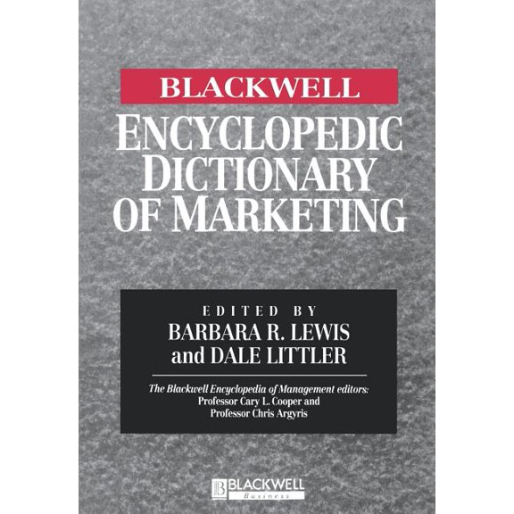 Encyclopedic Dictionary of Marketing, (Paperback)