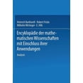 thumbnail image 1 of EncyklopÃ¤die Der Mathematischen Wissenschaften Mit Einschluss Ihrer Anwendungen: Zweiter Band in Drei Teilen Analysis, (Paperback), 1 of 1