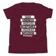 thumbnail image 1 of End Bullying Limited Classic Youth T-Shirt (Maroon, M), 1 of 1