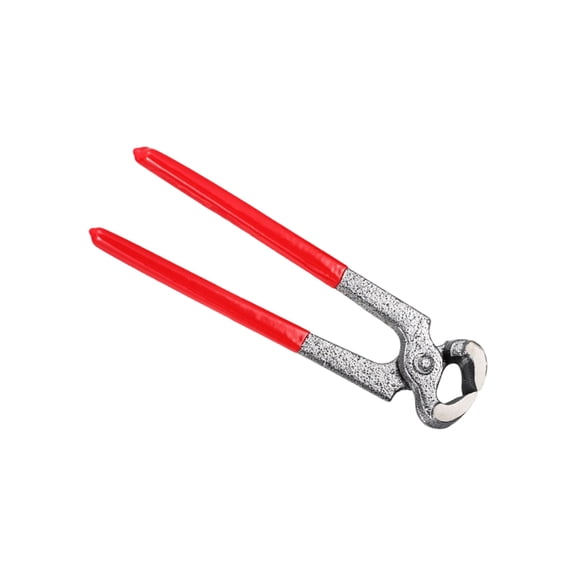 End Cutting Pliers Nippers Puller Plier with Red Plastic Handle for Crafts Jewelry Making Heavy Duty Tasks