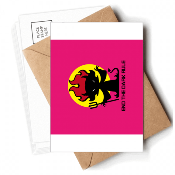 End Dark Rules Art Deco  Fashion Postcards Envelopes Blank Note Cards Mailing