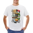 thumbnail image 1 of End Eavor Men’s T-Shirt 100% Cotton Casual Short Sleeve Tops Gift Tee White S, 1 of 5