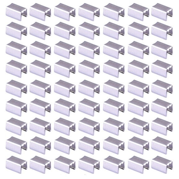 End Fasteners Crimp Silver/Gold Ends Fold Over Crimp Ribbon Caps End Clip End Clamps Cord Rope Clip Leather Key Fob Hardware Jewelry Findings 200pcs 7mm