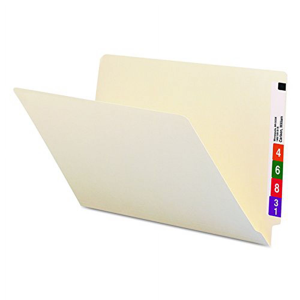 End File Folder, StraightCut , Legal Size, Manila, 100 Per Box (27100)