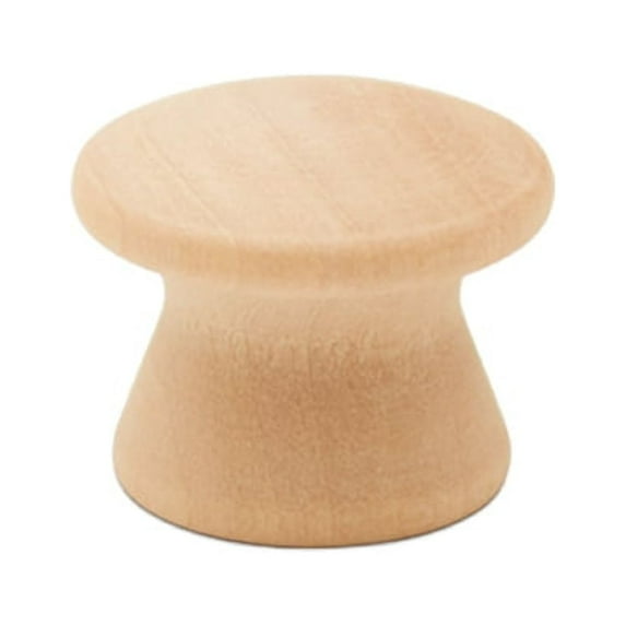 End Grain Wood Knobs 1 inch, Pack of 25 Unfinished Small Wooden Knobs for Cabinets, Dressers, Drawer Pull Knobs, Furniture Replacement Knobs, and Crafts, by Woodpeckers
