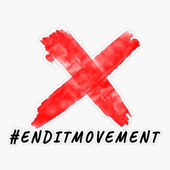 End It Movement Awareness Message Sticker