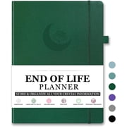 End of Life Planner, Guided Estate Planning Organizer Notebook, Final Arrangements Organizer for Beneficiary, Will Preparation, Last Wishes & Funeral Planning, In Case of Death Organizer, 8.4x11"