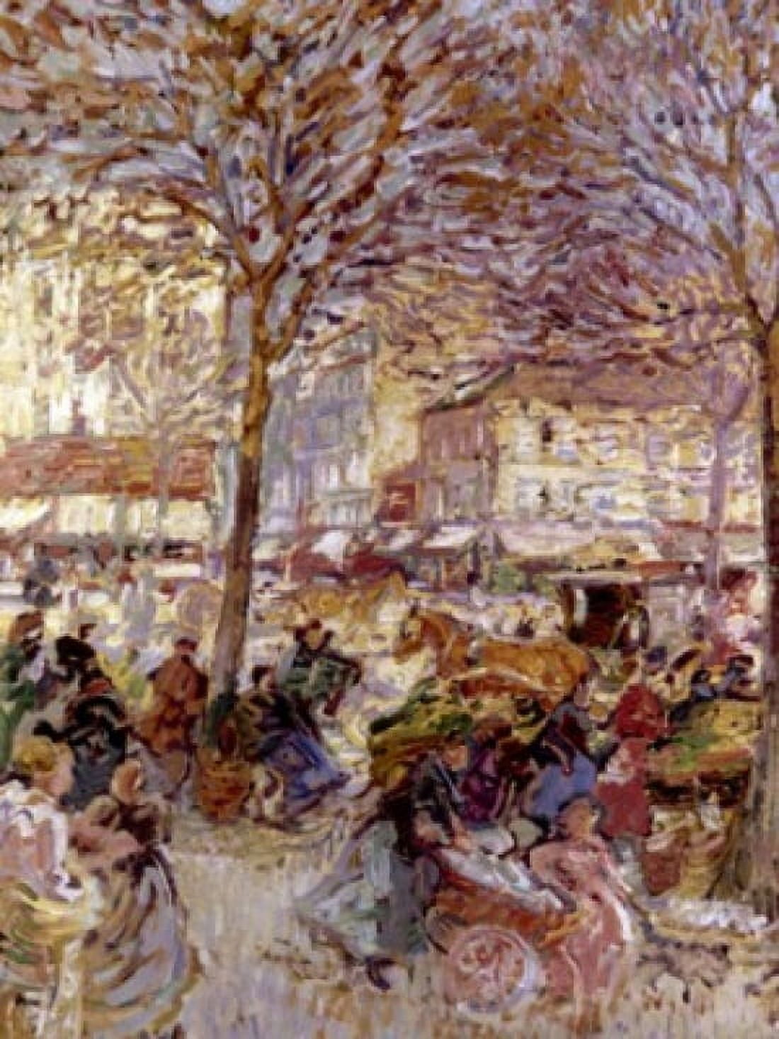 End Market by Nikolai Aleksandrovich Tarkhov 1907 1871-1930 Canvas Art - Nikolai Aleksandrovich Tarkhov (18 x 24)