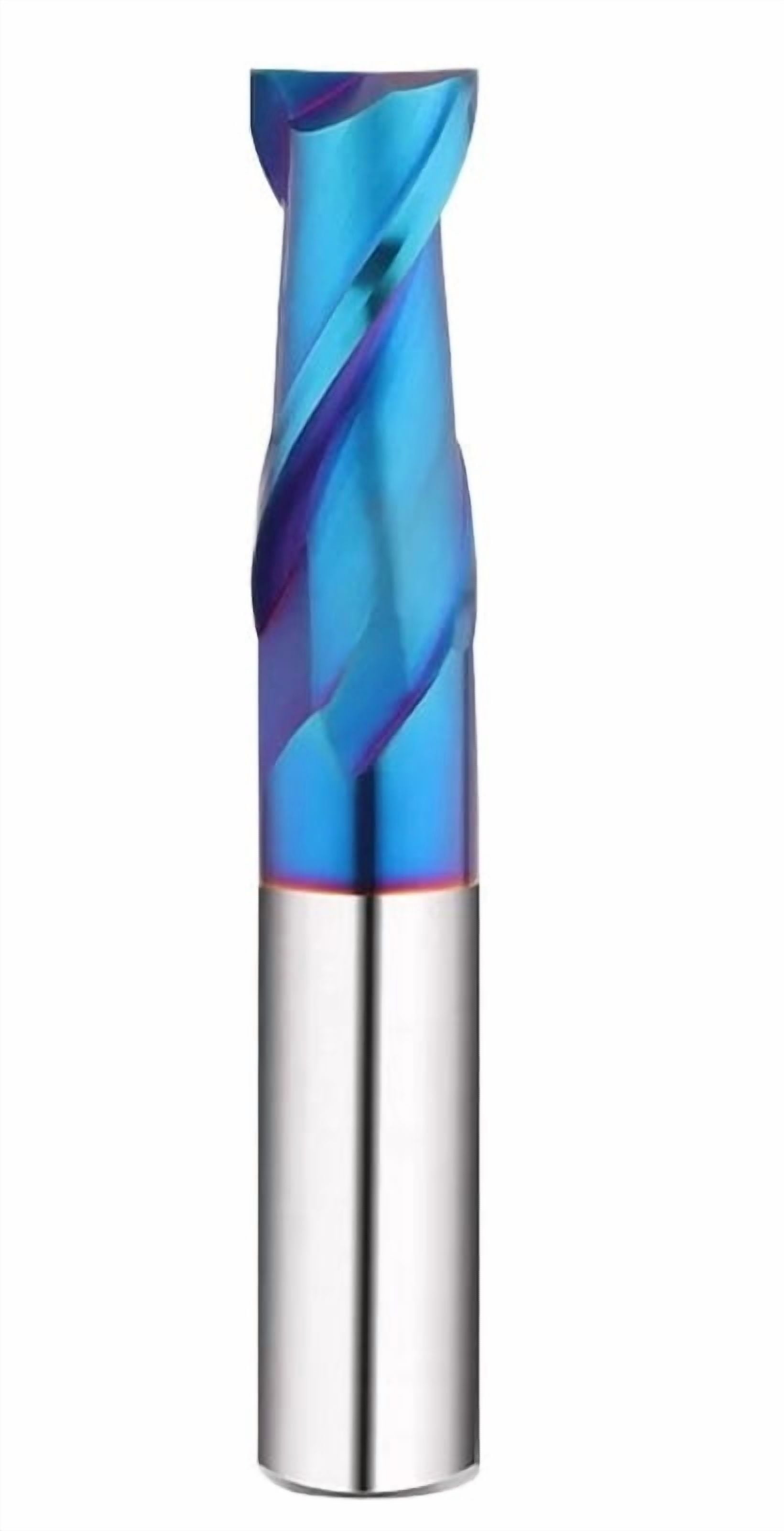 End Mill 2F Solid Carbide 2 Flutes Slot Milling Cutter Machining Metal Aluminum Steel Wood 55HRC Cutting Tool 1mm~20mm ,Great Multi-Purpose Application