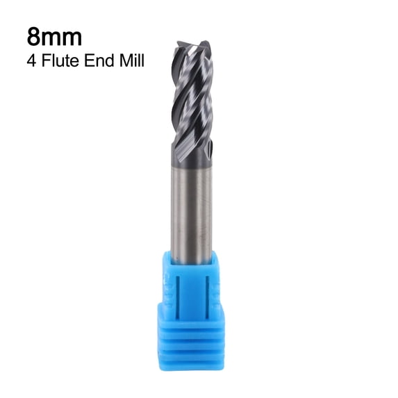 End Mill Milling Cutter Drill Tialn Coating 1Mm 20Mm 1Pcs 4 Flute Hpc Right Hand Roughing Tool For Steel And Wood