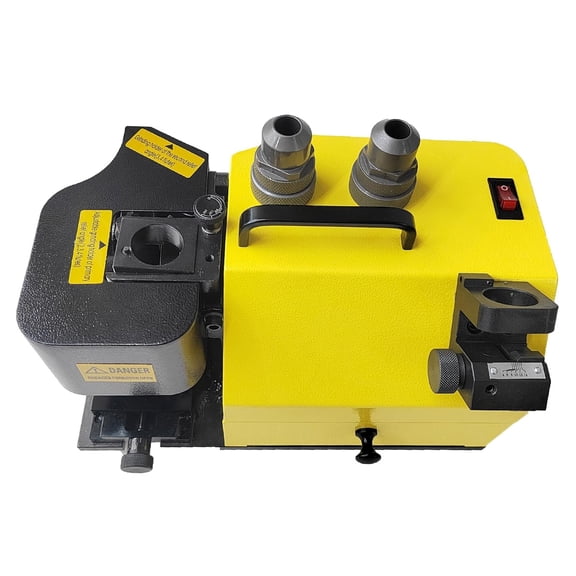 End Mill Sharpener Multi-functional Drill Bit Grinder 4-14mm with 6 Clamps