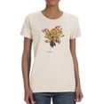 thumbnail image 1 of End Of Season Bouquet T-Shirt Women -Grace Popp Designs, Female XX-Large, 1 of 4