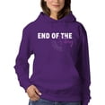 thumbnail image 1 of End Of The Story Quote Hoodie Women -Image by Shutterstock, Female x-Large, 1 of 4