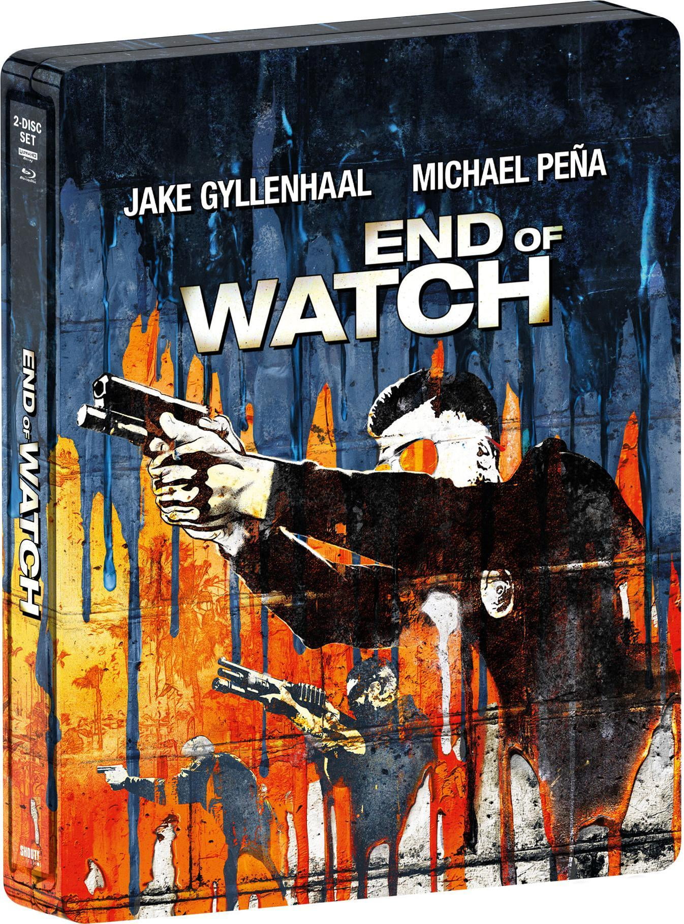 End of Watch Limited Edition Steelbook with 4K Ultra HD and Blu-ray Featuring Jake Gyllenhaal and Michael Pea by Shout Factory Drama