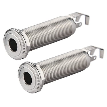 Threaded Cylinder Output Jack Flush Mount Stereo Mono Jack Plug