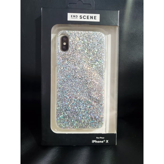 End Scene Glitter iPhone X Case