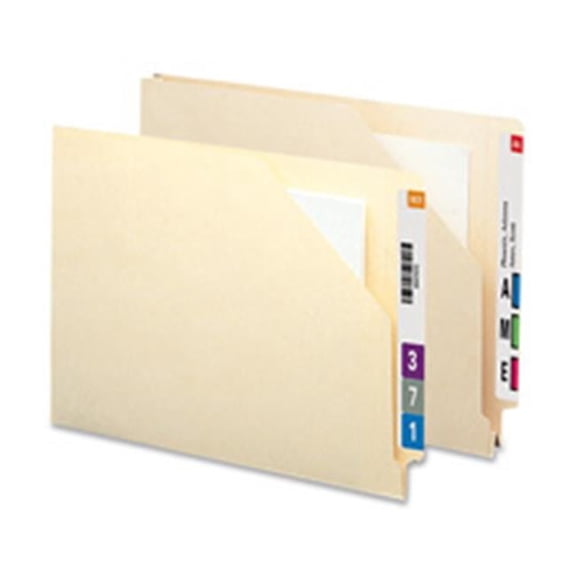 End Tab File Pockets - Manila