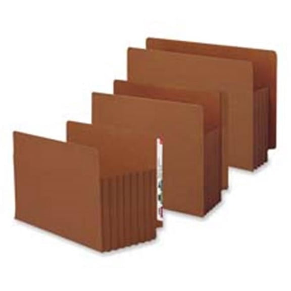 End Tab File Pockets - Red
