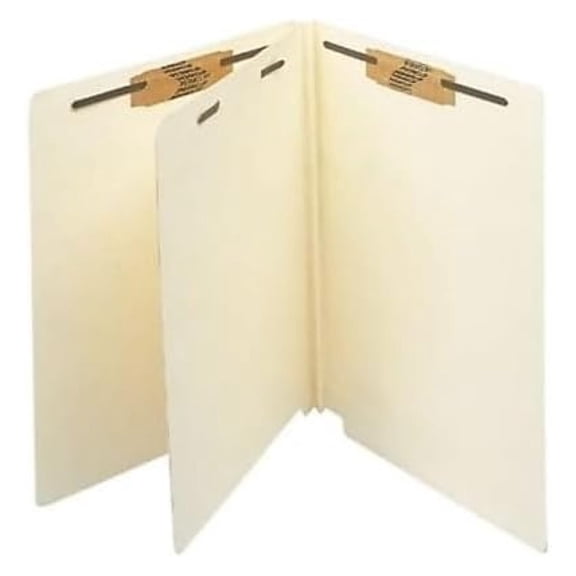 End-Tab Manila Classification Folders, 1-Divider, 25/Bx (35482)