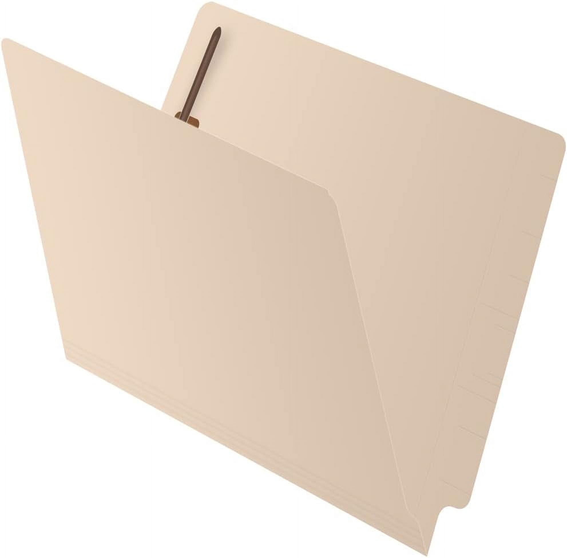 End Tab Manila File Folders with Fasteners, Perfect for Medical Office ...
