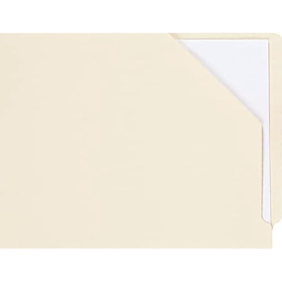 End-Tab Slant File Pockets, Full Tab, 11 Point, 100/Box (31514MAP)$$Office