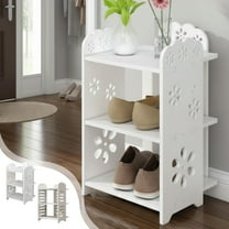 End Table under $5! kkbbma 3 Tier End Table Nightstand, Small Bookshelf with Open Shelf, Narrow Side Table Bedside Table for Bedroom, Living Room, Office, Bathroom