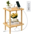 End Table with Charging Station, End Tables with USB Ports and Outlets