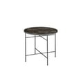 thumbnail image 1 of Acme End Table With Marble And Black Nickel Finish 83957, 1 of 2
