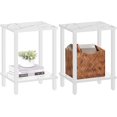 thumbnail image 1 of End Table, Side Table, Nightstand, 2-Tier Storage Shelf, Sofa Table for Small Space, Living Room, Bed Room, 1 of 16