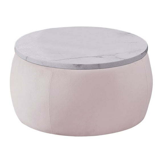 End Table With Storage Removable Top Round Accent Side Table Coffee Table Footstool For Dining Room Living Room Home Leisure Area