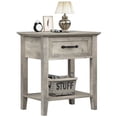 thumbnail image 1 of End Table with Drawer, Boho End Tables Side Tables with Storage Shelf for Bedroom,Small Space, 1 of 7