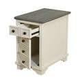 End Tables for Living Room Nightstand for Bedroom with Drawer Washed