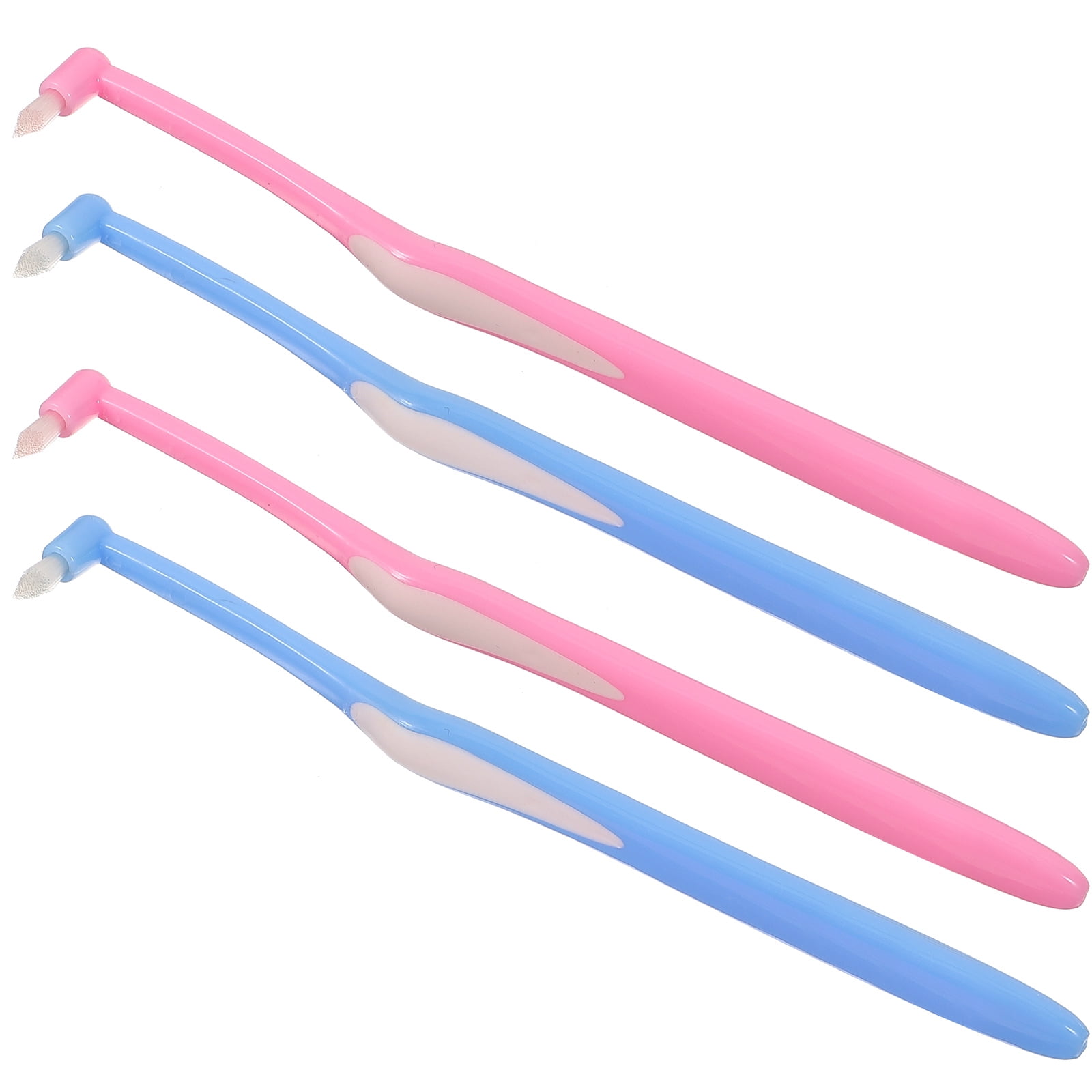 End Tuft Brush Orthodontic Toothbrush Smallhead Wisdom (blue + Pink