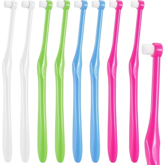 End Tuft Toothbrushes Extra Soft Single Compact Interdental Brush Orthodontic Braces Care 8 Pieces