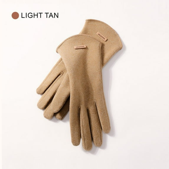 End of Year Clearance! Fall Long Sleeve Thermal Gloves Couple Winter Gloves Outdoor Windproof Rainproof Cold Proof Ski Riding Warm Gloves for Running Driving Hiking