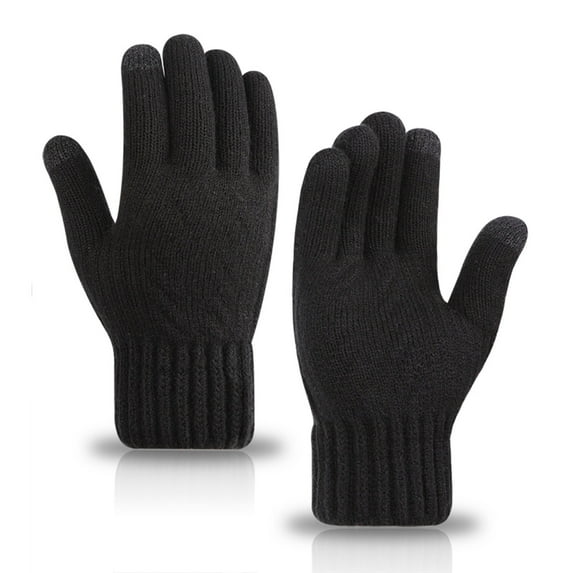 End of Year Clearance! Winter Gloves for Men Women Women Patchwork Rechargeable Five-finger Heating Gloves Sports Ski Riding Warm Gloves Christmas for Running Driving Hiking