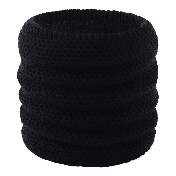 End of Year Clearance Winter Scarf for Women and Men Neck Gaiter Warmer Women's Winter Scarf With Warmth And Plush Protection High Neck Thick Yarn Single Circle Solid Color And Neck Cover
