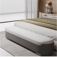 thumbnail image 1 of End of Bed Bench, Modern Upholstered Entry Bench, Leather Bedside Bench, Storage Bench, Bedroom Footstool (C, 150 * 40 * 45cm), 1 of 6